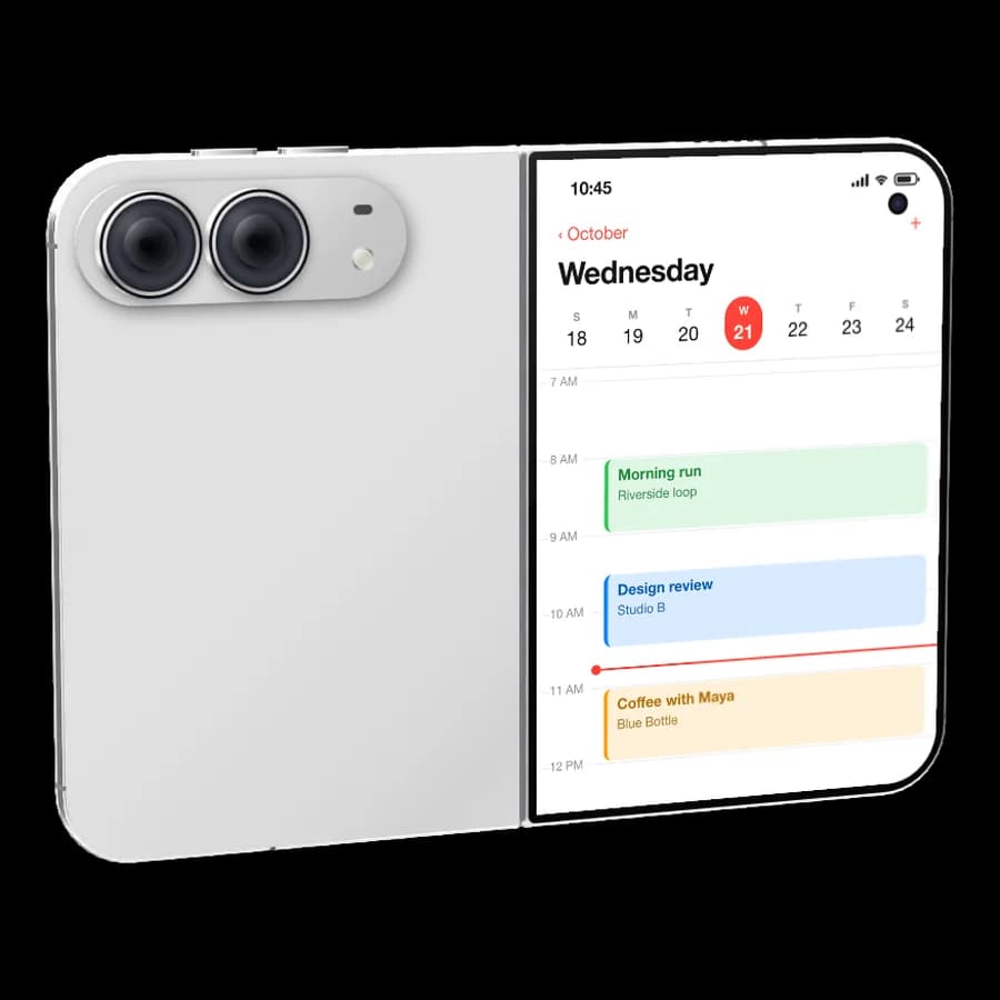 iPhone Duo back, rendered in 3D by ScreenCraft