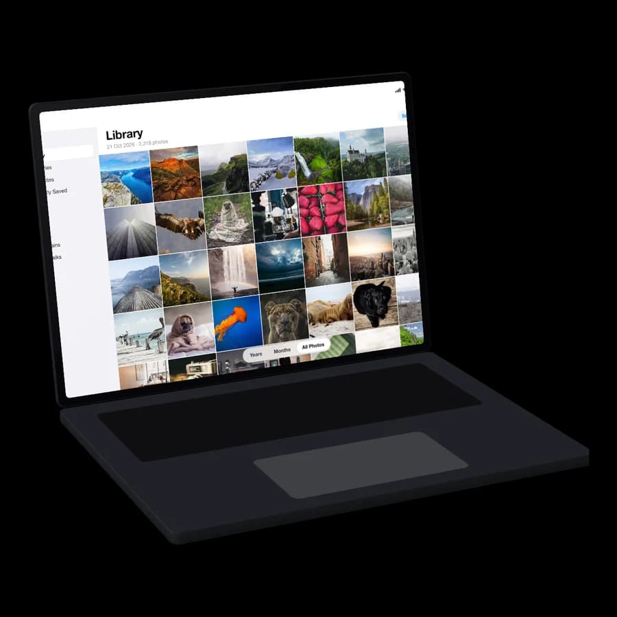 Windows laptop rendered in 3D by ScreenCraft